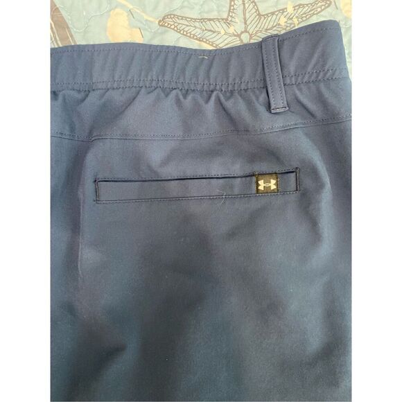 Under Armour, men’s navy blue, athletic shorts, size 42 - Picture 5 of 7